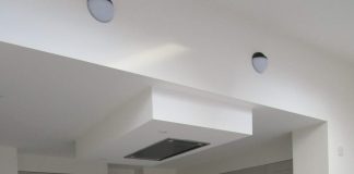 View of kitchen island unit