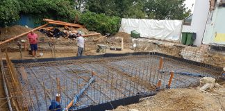 Groundwork under construction